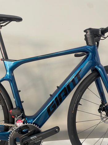 Gebrauchtes Giant Defy Advanced E+ Elite 2 2025 2025 Road & Gravel, Blau — Bild 2 von 10