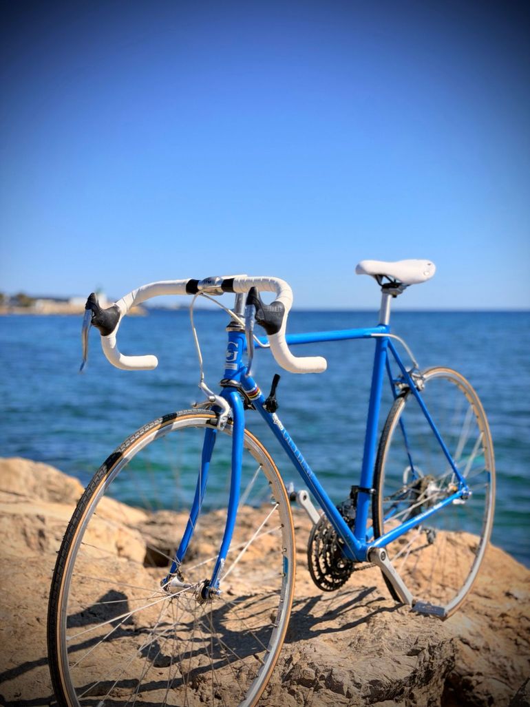 Used Peugeot Velo Shimano Exage 1980 Road & Gravel, Blue — image 3 of 4