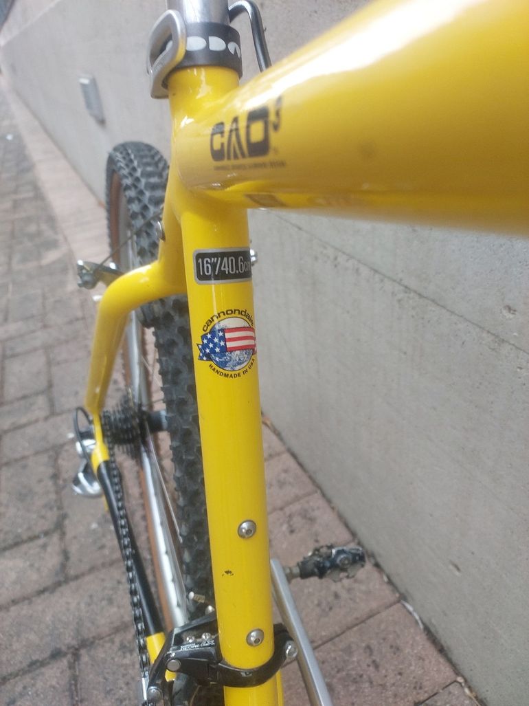 Käytetty Cannondale Caad Shimano Deore XT 1998 Mountainbike — kuva 6 / 12