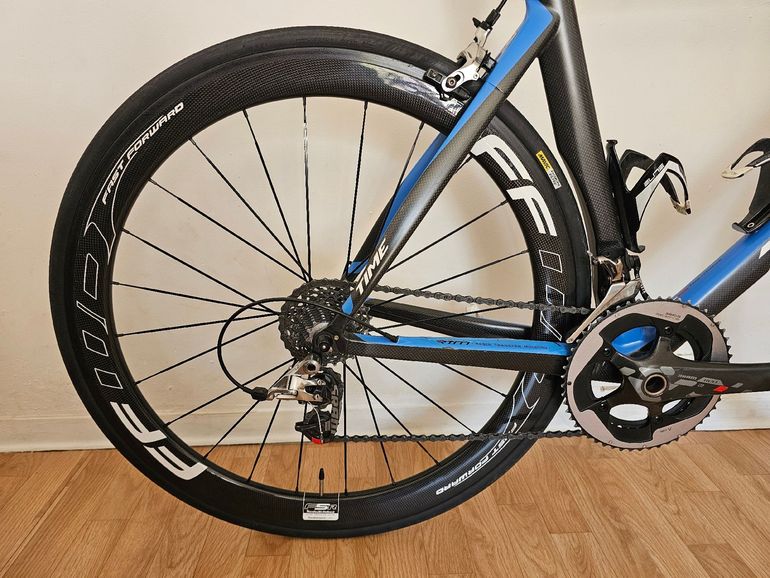 Used Time Custom SRAM Red 2018 Road & Gravel, Blue — image 10 of 16