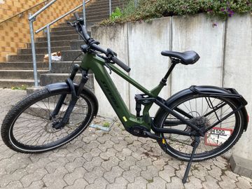 Stevens E-Inception TR 6.5.1 FEQ 2022 2022 Mountainbike usato, Verde — immagine 2 di 5