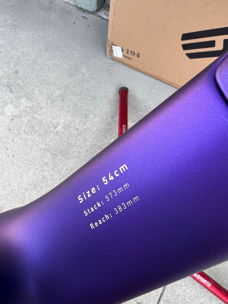 Used Enve Fray PRO RED 2026 Frameset 2026 Road & Gravel, Purple — image 6 of 11