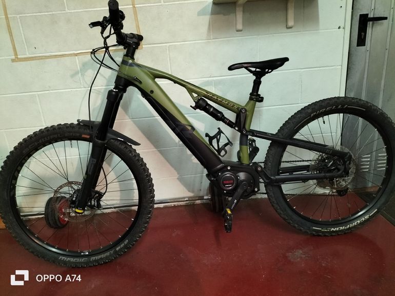 Used R RAYMON FullRay E-Seven 9.0 2021 2021 Mountainbike, Green — image 4 of 4