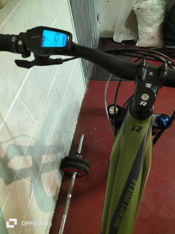 Used R RAYMON FullRay E-Seven 9.0 2021 2021 Mountainbike, Green — image 3 of 4