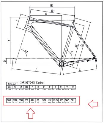 Bianchi Infinito CV Disc Q.R. NOS. NUOVO. Frameset 2016 Road & Gravel usato