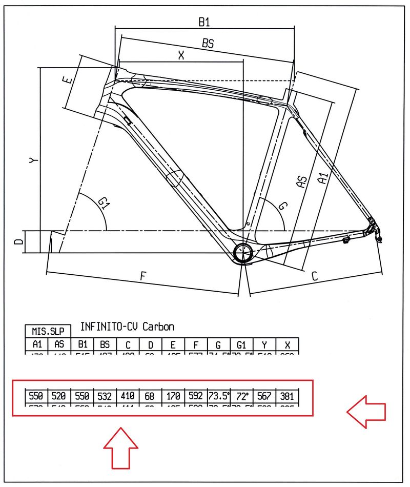Brugt Bianchi Infinito CV Disc Q.R. NOS. NUOVO. Frameset 2016 Road & Gravel