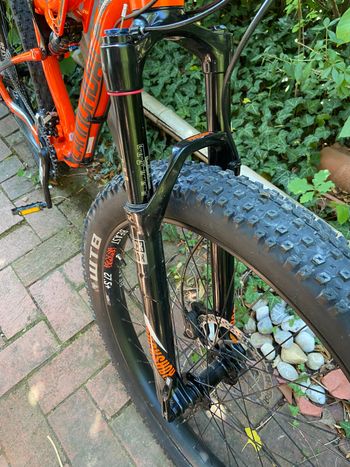 Gebrauchtes Cannondale Bad Habit 2 2017 2017 Mountainbike, Orange, 27.5 — Bild 7 von 7