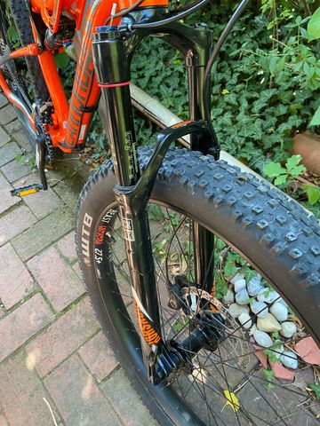 Used Cannondale Bad Habit 2 2017 2017 Mountainbike, Orange, 27.5 — image 7 of 7