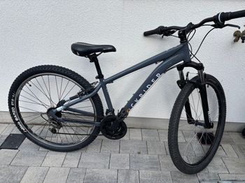 Gebrauchtes DECATHLON Rockrider Expl50 2021 Mountainbike, Blau — Bild 4 von 5