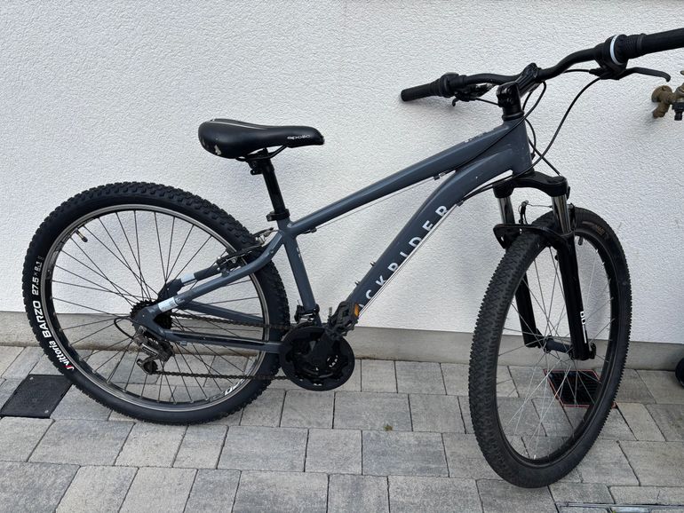 Gebrauchtes DECATHLON Rockrider Expl50 2021 Mountainbike, Blau — Bild 4 von 5