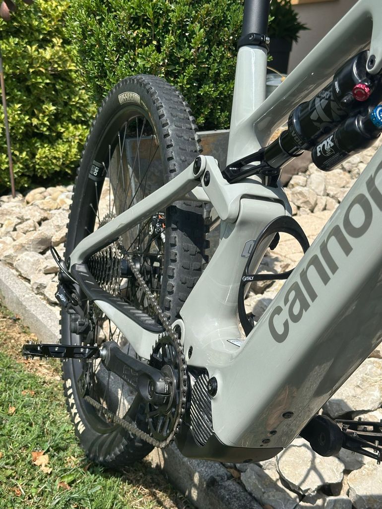 Used Cannondale Moterra Shimano Deore XT 2024 Mountainbike, Light Gray, Mixed — image 4 of 22
