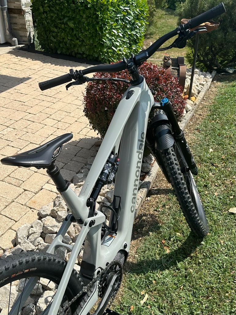 Used Cannondale Moterra Shimano Deore XT 2024 Mountainbike, Light Gray, Mixed — image 3 of 22