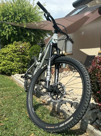 Used Cannondale Moterra Shimano Deore XT 2024 Mountainbike, Light Gray, Mixed — image 2 of 22