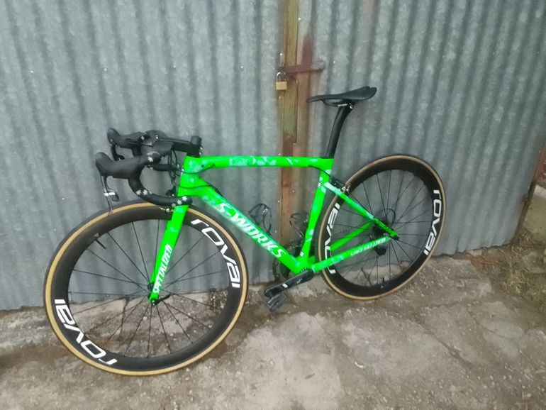 Used S Works Custom Frameset 2023 Road & Gravel, Green — image 3 of 4