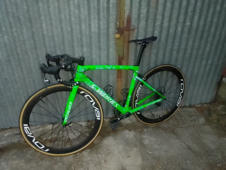 Used S Works Custom Frameset 2023 Road & Gravel, Green — image 2 of 4