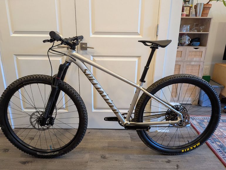 Used Specialized Rockhopper Expert 2025 2025 Mountainbike, Light Gray, 27.5, 29 — image 2 of 14