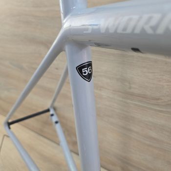 Gebrauchtes Specialized Aethos Frameset 2024 Road & Gravel, Hellgrau — Bild 11 von 13