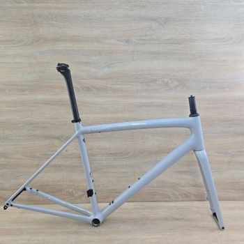 Gebrauchtes Specialized Aethos Frameset 2024 Road & Gravel, Hellgrau — Bild 2 von 13