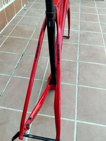 Used Lapierre Aircode DRS 8.0 2024 Frameset 2024 Road & Gravel, Red — image 4 of 10