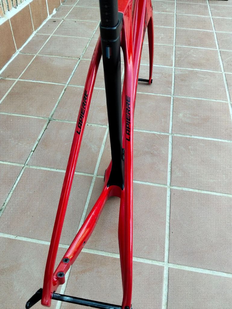 Used Lapierre Aircode DRS 8.0 2024 Frameset 2024 Road & Gravel, Red — image 4 of 10