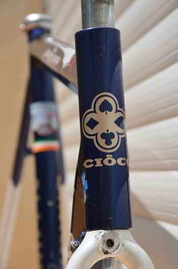 Brugt CIÖCC Vintage Ciocc New Age Road Bike Frame And Fork Made From 7005 Aluminium With Columbus Zonal Tubing. Frameset 1998 Road & Gravel