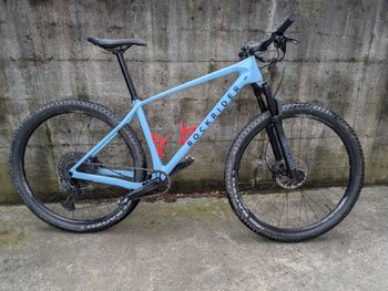 Used ROCKRIDER Cross Country Mountainbike 29 Zoll Race 740 Carbon Recon blau 2025 2025 MTB