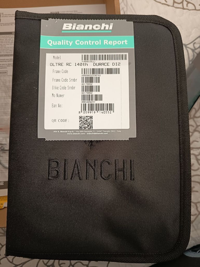 Gebrauchtes Bianchi Oltre RC - Team Replica 2026 Frameset 2026 Road & Gravel, Grün — Bild 13 von 13
