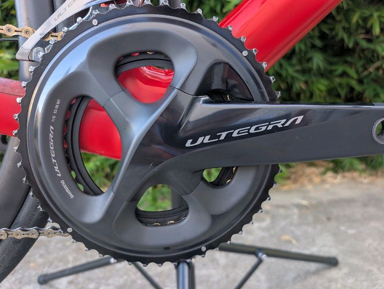 BMC Teammachine SLR01 DISC THREE 2019 2019 Road & Gravel usato, Rosso — immagine 6 di 8