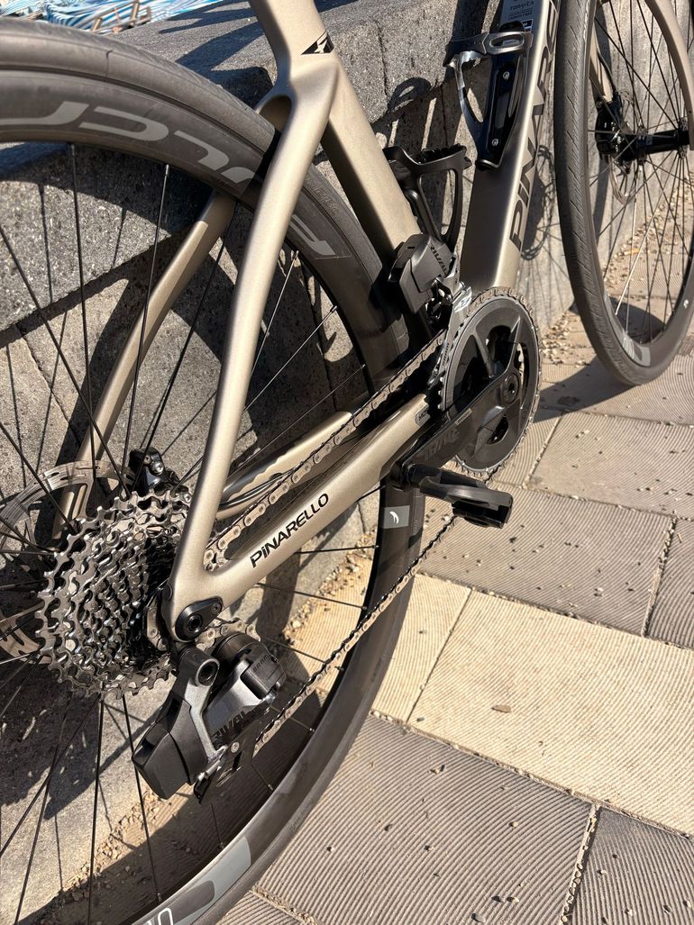 Used Pinarello F7 SRAM Rival eTap AXS 2025 Road & Gravel, Light Gray — image 7 of 11