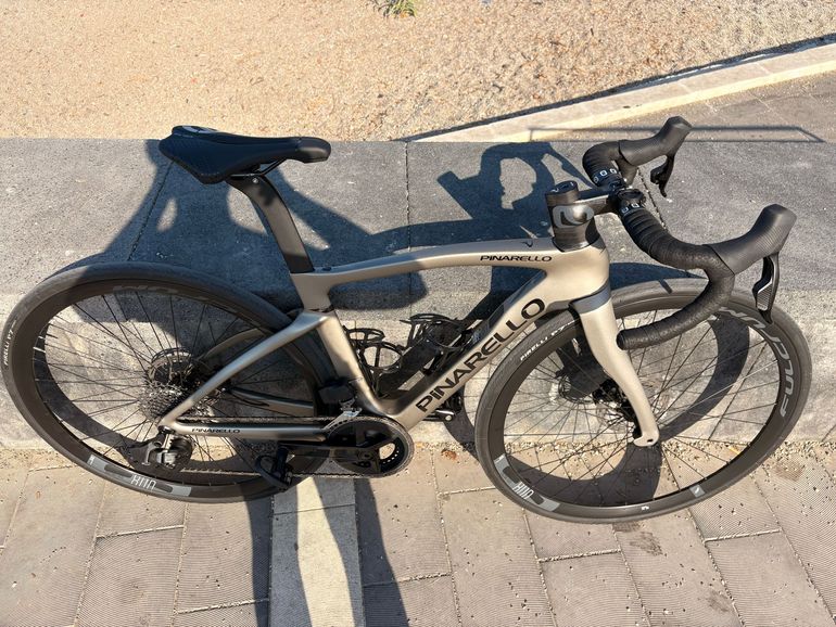 Used Pinarello F7 SRAM Rival eTap AXS 2025 Road & Gravel, Light Gray — image 8 of 11