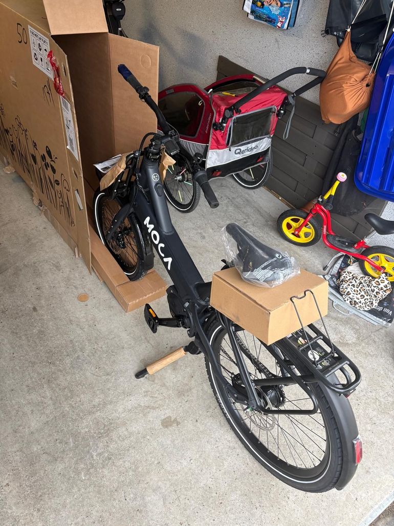 Used moca E Lastenrad 2026 Urban, Light Gray — image 4 of 8