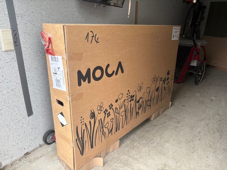 moca E Lastenrad 2026 Urban usato, Grigio chiaro — immagine 3 di 3