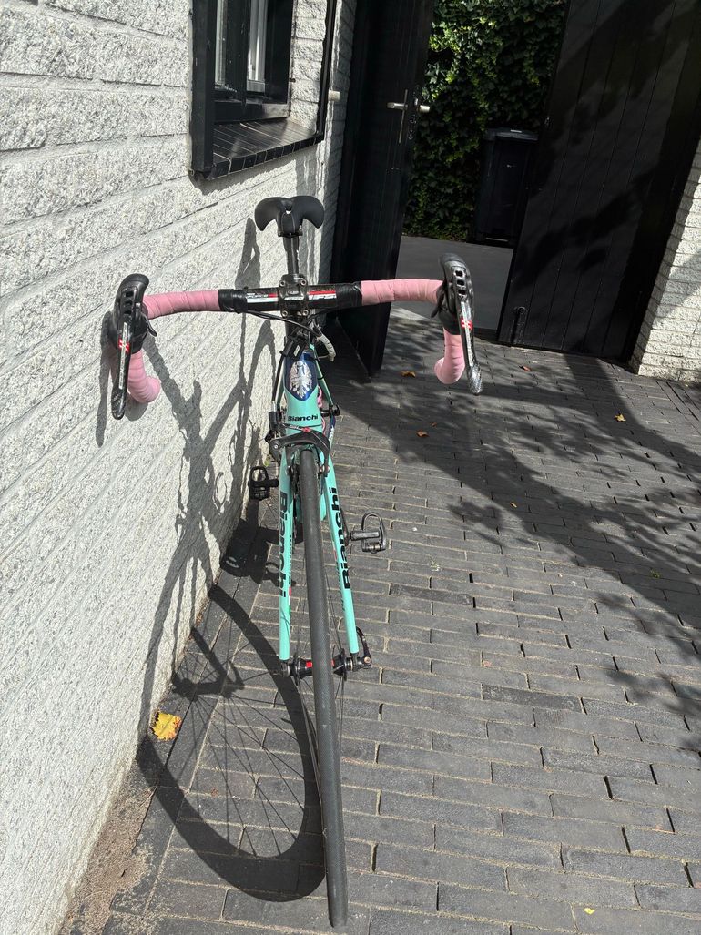 Gebrauchtes Bianchi Oltre Campagnolo Super Record EPS 2013 Road & Gravel, Blau — Bild 10 von 10