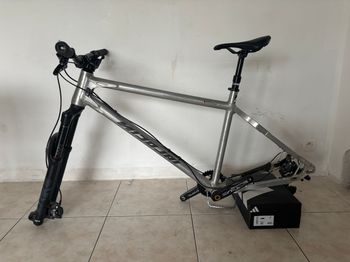 Used Nicolai Argon-GLF Techline 2018 Frameset 2018 Mountainbike, Light Gray, 27.5 — image 10 of 10