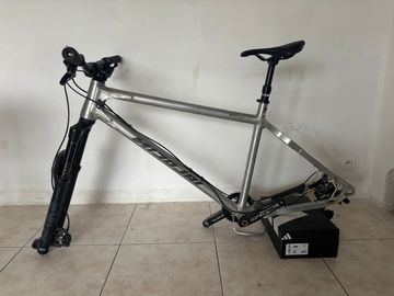 Used Nicolai Argon-GLF Techline 2018 Frameset 2018 Mountainbike, Light Gray, 27.5 — image 10 of 10