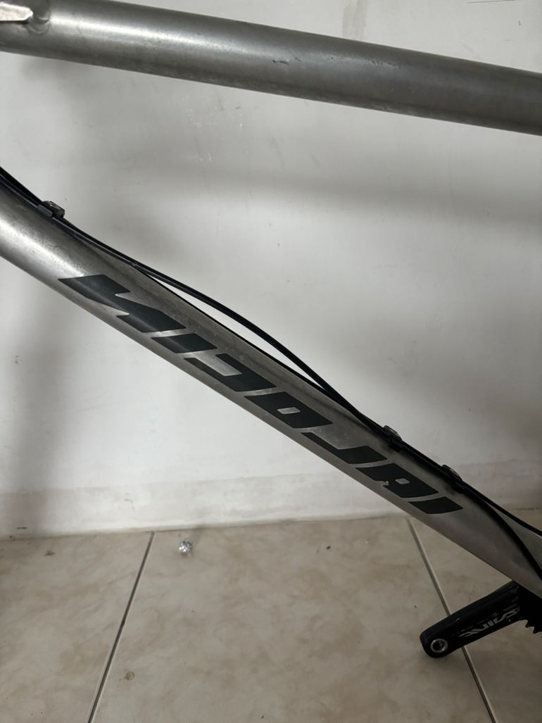 Used Nicolai Argon-GLF Techline 2018 Frameset 2018 Mountainbike, Light Gray, 27.5 — image 4 of 10