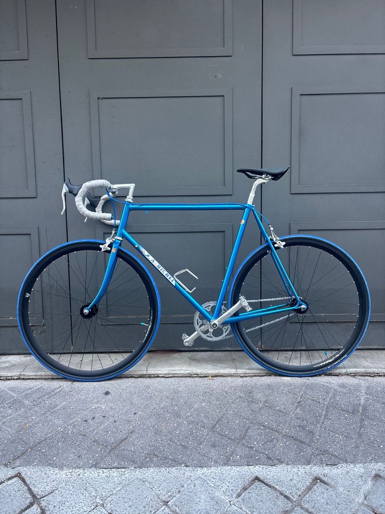 Alain Michel Custom Single Speed / Fixed Gear 1990 Road & Gravel usato, Blu — immagine 3 di 41