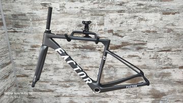 Used Factor LS Gravel Frameset Frameset 2024 Road & Gravel, Light Gray — image 13 of 17
