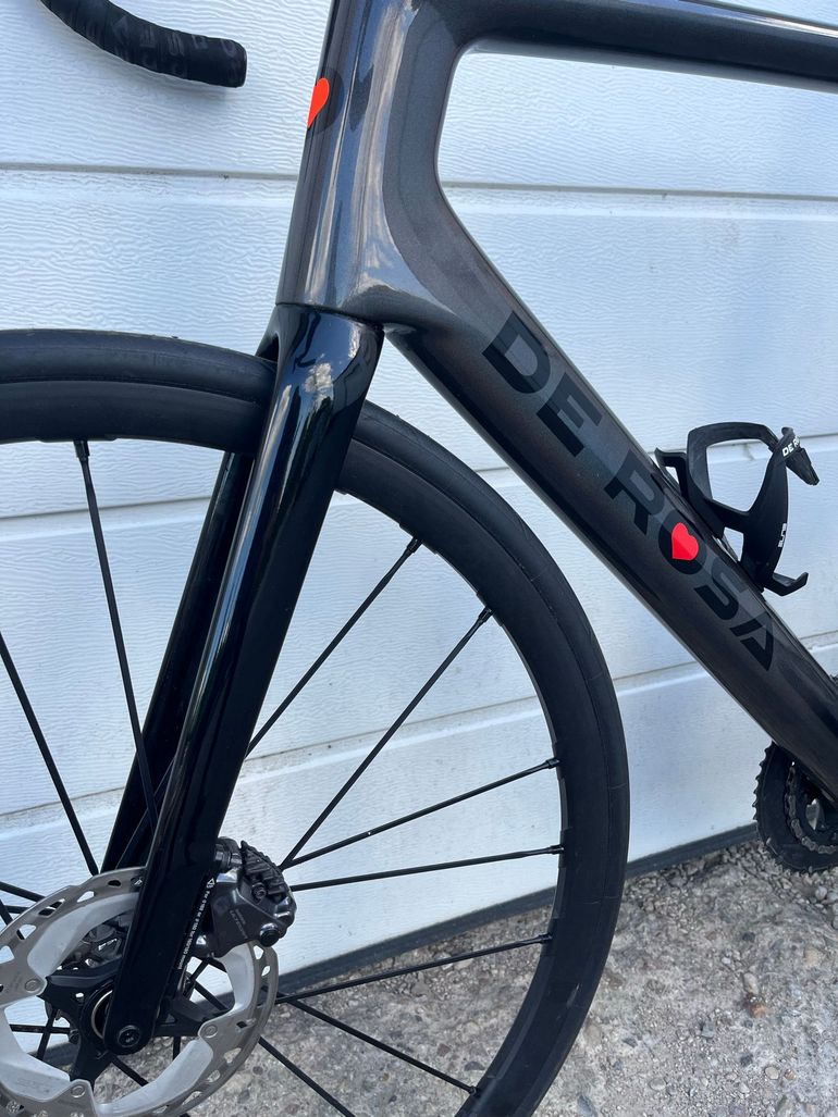 Used De Rosa Merak Shimano Ultegra Di2 2023 Road & Gravel, Black — image 4 of 10