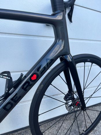 Used De Rosa Merak Shimano Ultegra Di2 2023 Road & Gravel, Black — image 6 of 10
