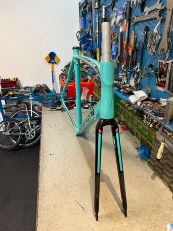 Used Bianchi IMPULSO. 2020. NOS. NUOVO. Frameset 2020 Road & Gravel, Blue — image 4 of 16