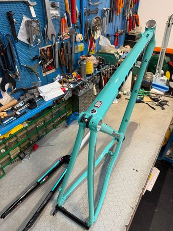 Used Bianchi IMPULSO. 2020. NOS. NUOVO. Frameset 2020 Road & Gravel, Blue — image 13 of 16