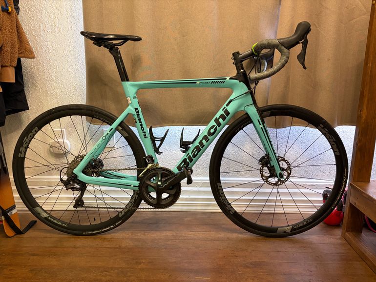 Used Bianchi Aria e-Road 2018 2018 Road & Gravel, Green — image 2 of 7