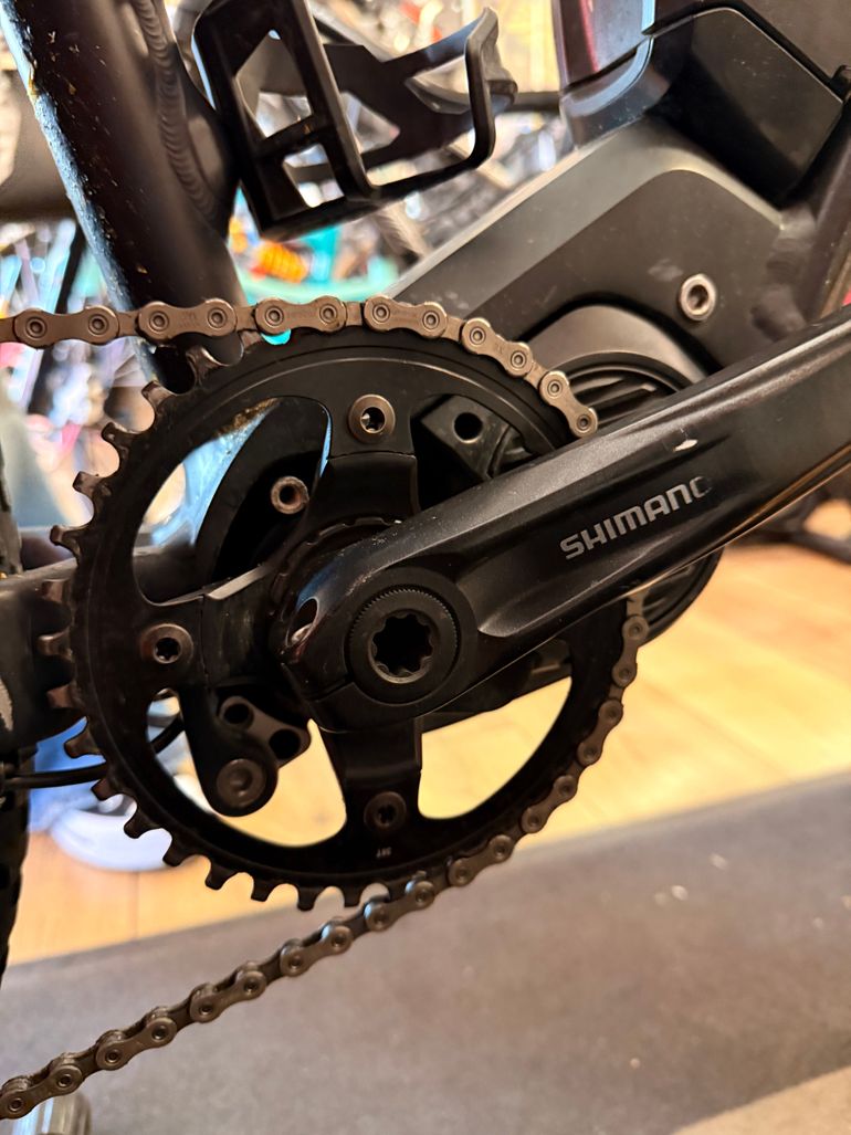 Merida EBIG.SEVEN 600 2019 Mountainbike usato, Grigio chiaro — immagine 10 di 13