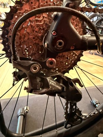 Merida EBIG.SEVEN 600 2019 Mountainbike usato, Grigio chiaro — immagine 9 di 13