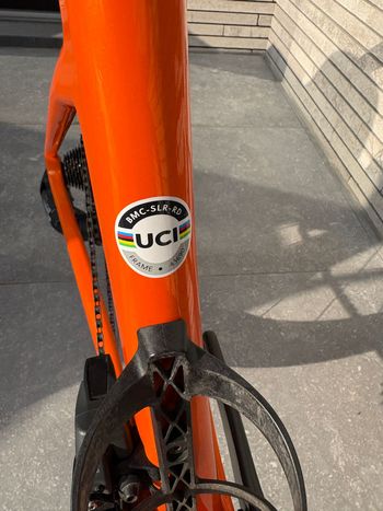 BMC Teammachine SLR01 FIVE 2022 2022 Road & Gravel usato, Arancione — immagine 8 di 9