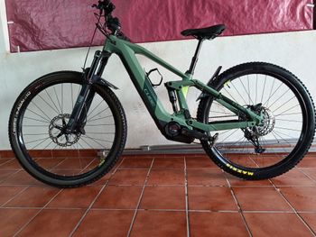 Tweedehands Cube stereo hybrid 140 RACE hpc. 29 Custom SRAM NX 2020 MTB