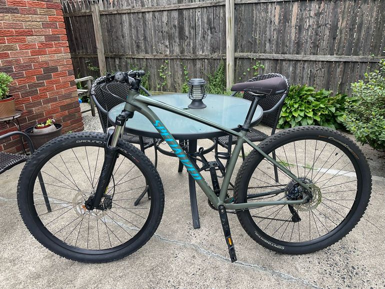 Used Specialized Rockhopper Comp 1X 2020 2020 Mountainbike, Green, 29 — image 1 of 6