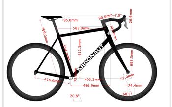 Used Argonaut GR3 2026 Frameset 2026 Road & Gravel, Black — image 3 of 3