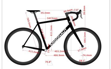 Used Argonaut GR3 2026 Frameset 2026 Road & Gravel, Black — image 3 of 3